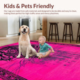 Striking High Pile Luxurious Texture(Pink)