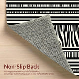 Vibrant Eclectic Striped Design(Black)