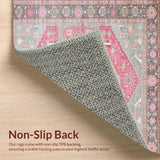 Elegant Oushak Star Motif(Pink)