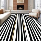 Timeless Black and White Stripes(Black)