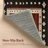 Elegant Textured Brown Motif(Red)