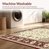 Sophisticated Round with Vintage Floral Accents in Earthy Tones(Beige)