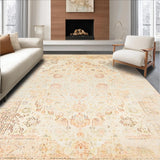 Vintage Boho Runner Non Slip Long for Hallways Entryway(Beige)