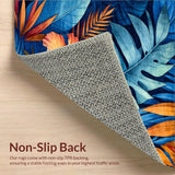 Vibrant Multicolored Floral Motif(Blue)