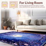 Mystic Meadow Area Celestial Floral Wonders(Blue)