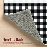 Warm Inviting Rustic Check Design(Black)