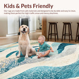 Shoreline Splendor Beach With Tropical Sea Life Harmony(Beige)