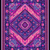 Chic Round Geometric Composition(Purple)