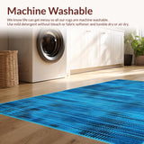 Vibrant Electric Guitar Motif(Blue)