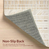 Sophisticated Textured Geometric Motif(Beige)