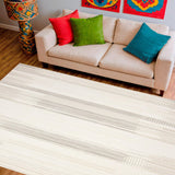 Elegant Cream & Beige Area Subtle Textured Design(Beige)
