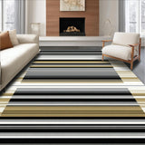 Chic Dual Tone Linear Stripes(Black)