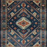 Distressed Earth Tone Elegance(Blue)