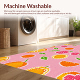 Eclectic Cheerful Fruit Patterned Design(Pink)