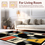 Retro Vinyl Record Bathroom Non Slip(Red)