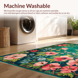 Maximalist Green Floral Elegance(Green)