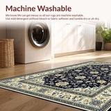 Serene Vintage Floral Atmosphere(Blue)