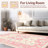 Vibrant Shagged Eclectic Style(Pink)