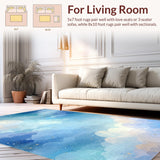 Charming Whimsical Cloud Motif(Blue)