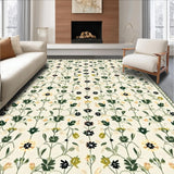 Scandinavian Floral Runner(Beige)