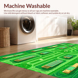Bright Urban Design Kids Playmat for Interactive Learning(Green)