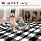 Stylish Vintage Check Design Element(Black)