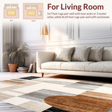Abstract Animal Inspired Design with Brown and Silver(Beige)