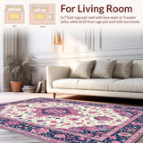 Romantic Pink Floral Whimsy(Ivory)