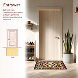 Artistic Abstract Native Inspired Design(Brown)