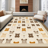 Fun Youthful Character Motif(Beige)