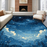 Youthful Sky Blue Star Design(Blue)