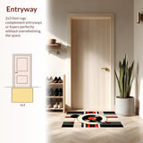 Artistic Striped Vintage Motif(Red)