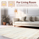 Neutral Area Simple Boho Style(Beige)