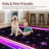 Playful Iridescent Star Motif(Black)