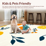 Vibrant Playful Scandinavian Motif(White)