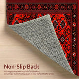 Sophisticated Retro Circular Design Flair(Red)