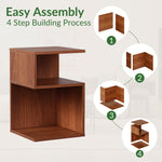 ODIKA Tokyo S Minimalist 3 Tier End Table - ODIKA