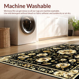 Sophisticated Digital Floral Print(Black)