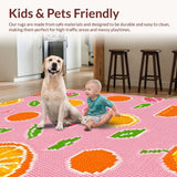 Eclectic Cheerful Fruit Patterned Design(Pink)