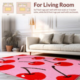 Whimsical Colorful Tufted Style(Red)