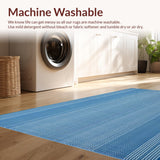 Elegant Geometric Herringbone Texture(Blue)