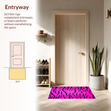 Vibrant Playful Tiger Print(Pink)