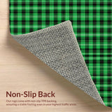 Minimalist Layered Checkered Visual(Green)