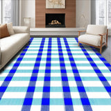 Minimalist Blue Tartan Style(Blue)