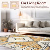 Neutral Beige Tribal High Traffic(Beige)