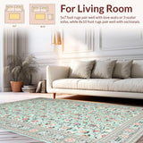 Elegant Sage Green Tiled Motif(Blue)