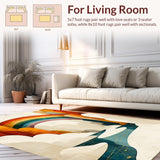 Elegant Contemporary Rainbow Design(Orange)