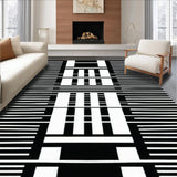Contemporary Black and White Elegance(Black)
