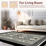 Geometric Monochrome Ethnic Motif(Black)