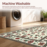 Vibrant Botanical Green Elegance(Ivory)